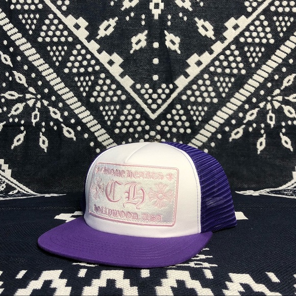 Chrome Hearts Other - Chrome Hearts ★ AUTHENTIC Purple / Wh / Pk Trucker Hat